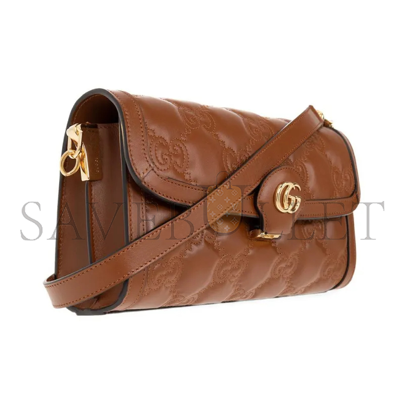 GUCCI SMALL GG MATELASSÉ LEATHER BAG 724529 (25.5*16*8.5cm)
